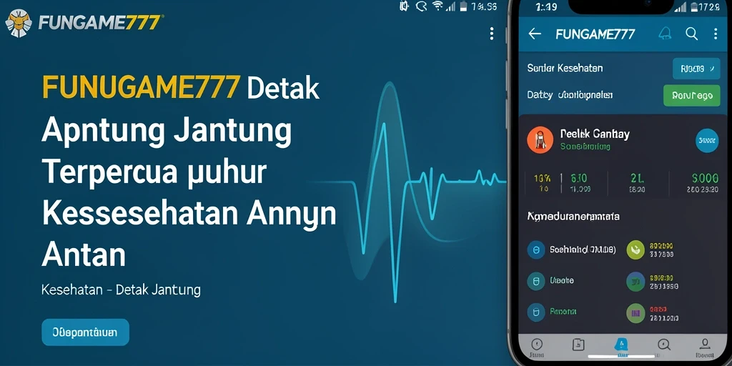 Antarmuka FUNGAME777 menunjukkan pemantauan detak jantung yang akurat dan real-time.