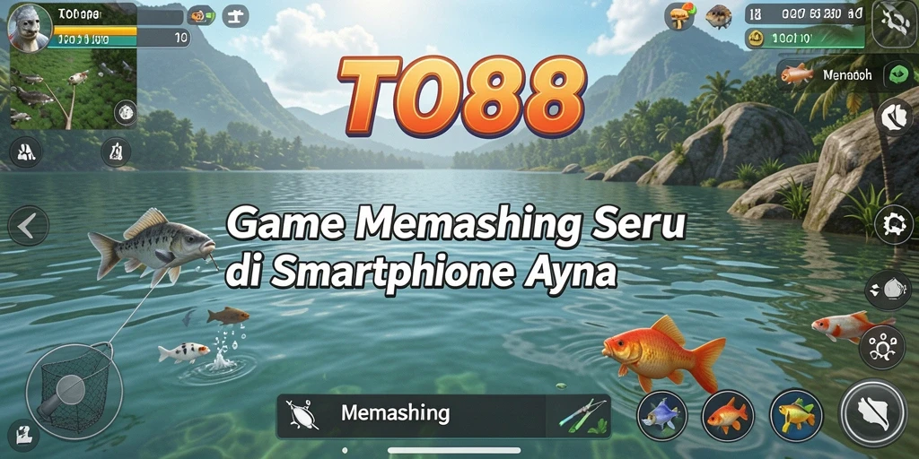 Tampilan antarmuka TO88 yang menarik saat memancing ikan.