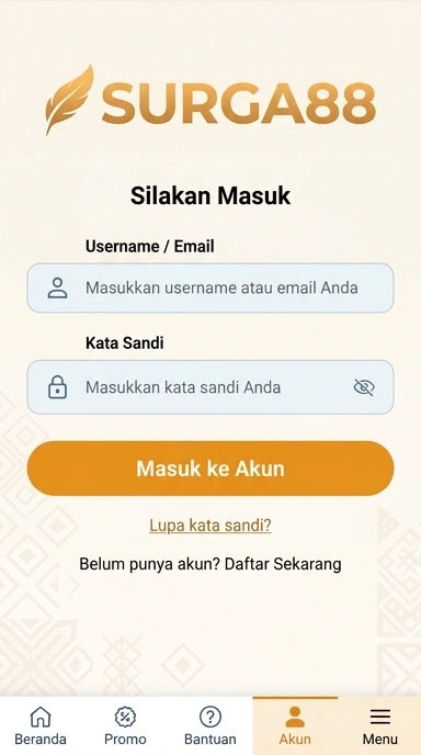 Panduan Masuk Akun Surga88 untuk Pengguna Android